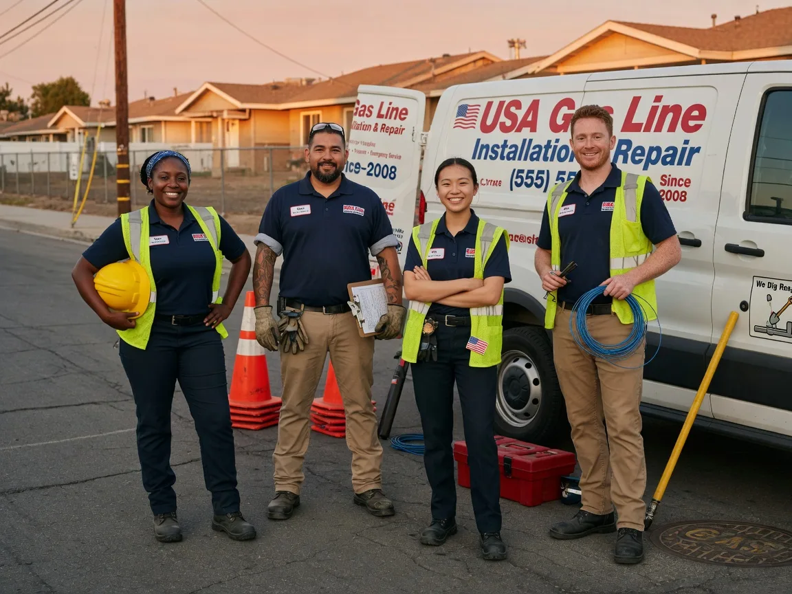 Gas Line Installation company in Vanderbilt, TX